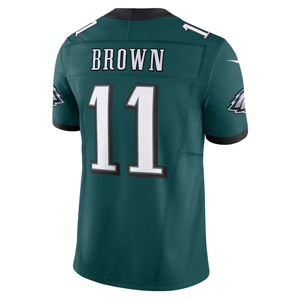 Philadelphia Eagles A.J. Brown Midnight Green Vapor F.U.S.E. Limited Jersey