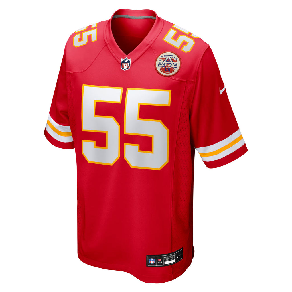 Kansas City Chiefs Omarr Norman-Lott Red Team Game Jersey