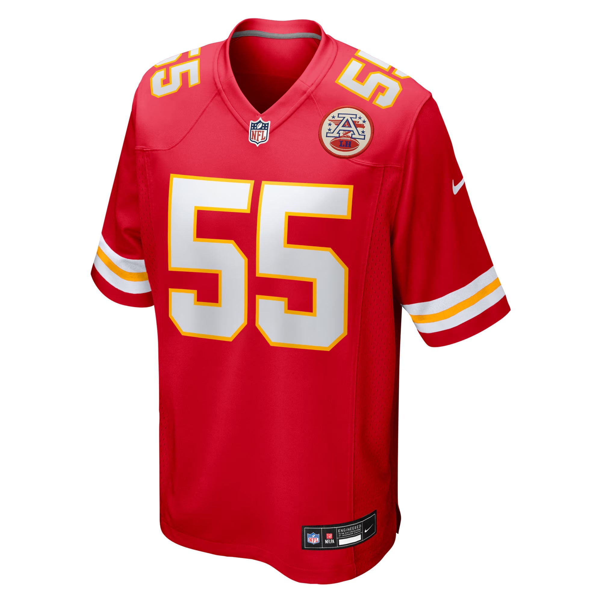 Kansas City Chiefs Omarr Norman-Lott Red Team Game Jersey