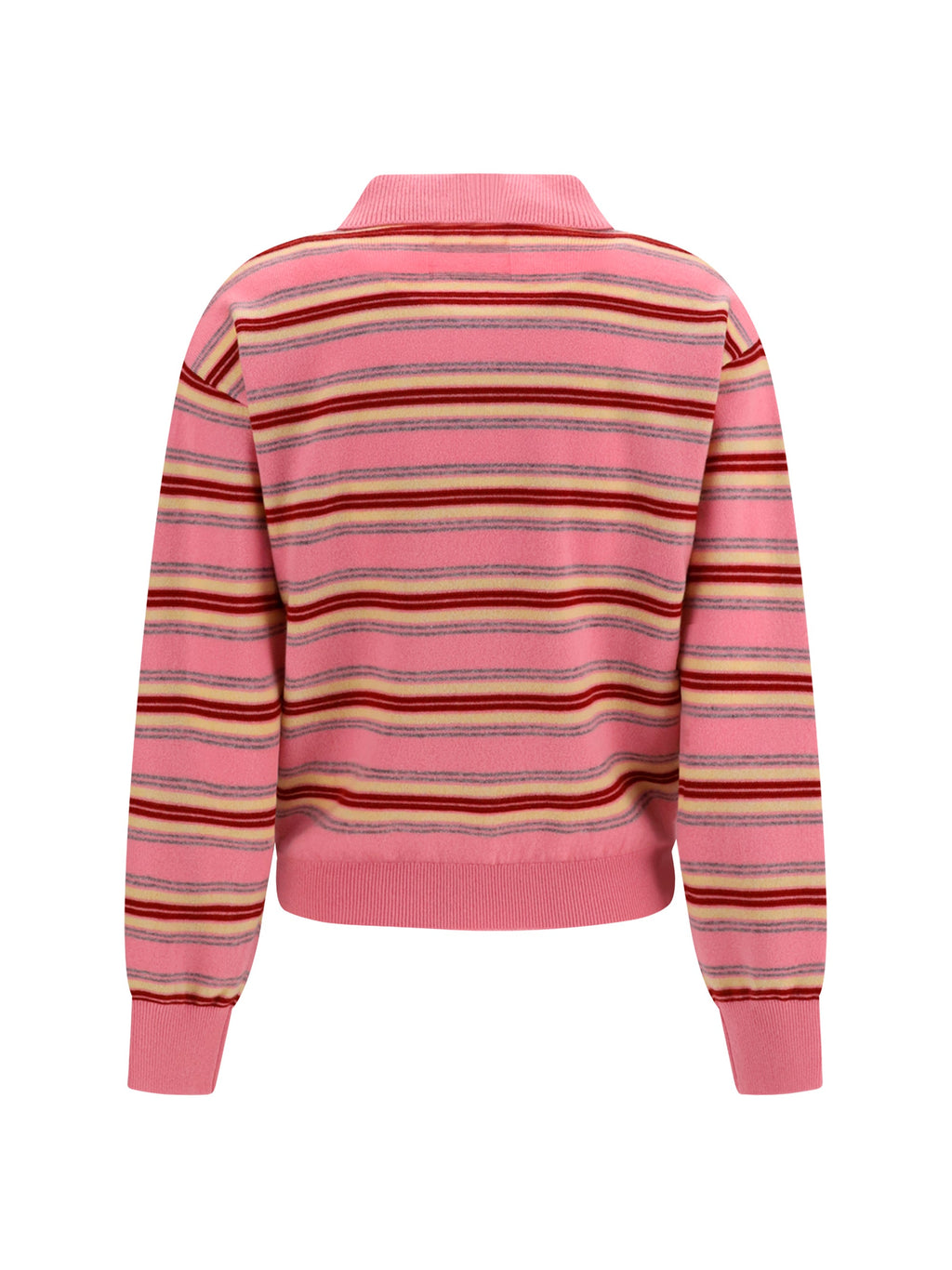 Guest In Residence Women College Striped Polo Sweater