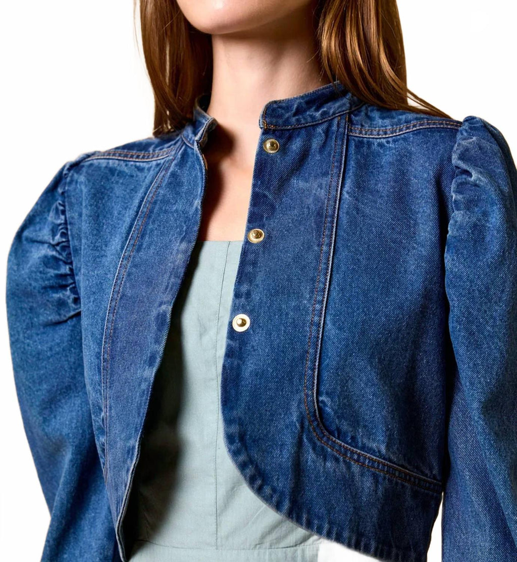 Women's Damien Jacket In Medium Denim