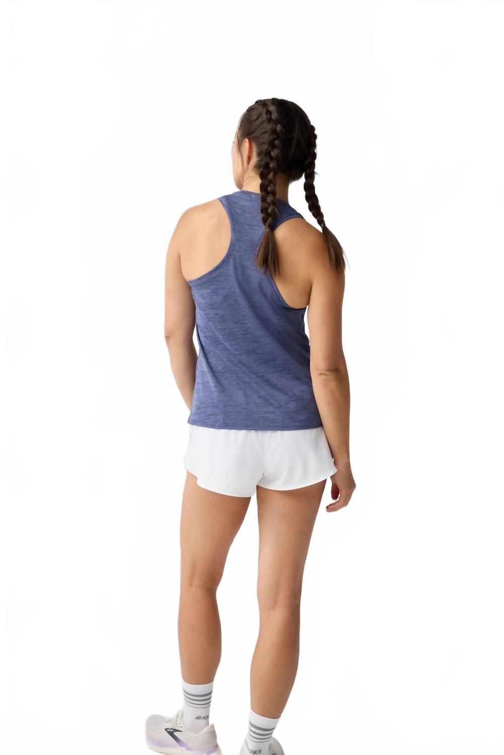 Luxe Tank Top In Heather Nightshadow