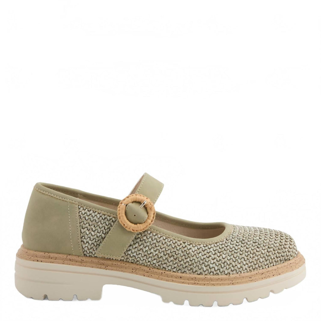 Women's Demure Mary Jane Shoes In Green