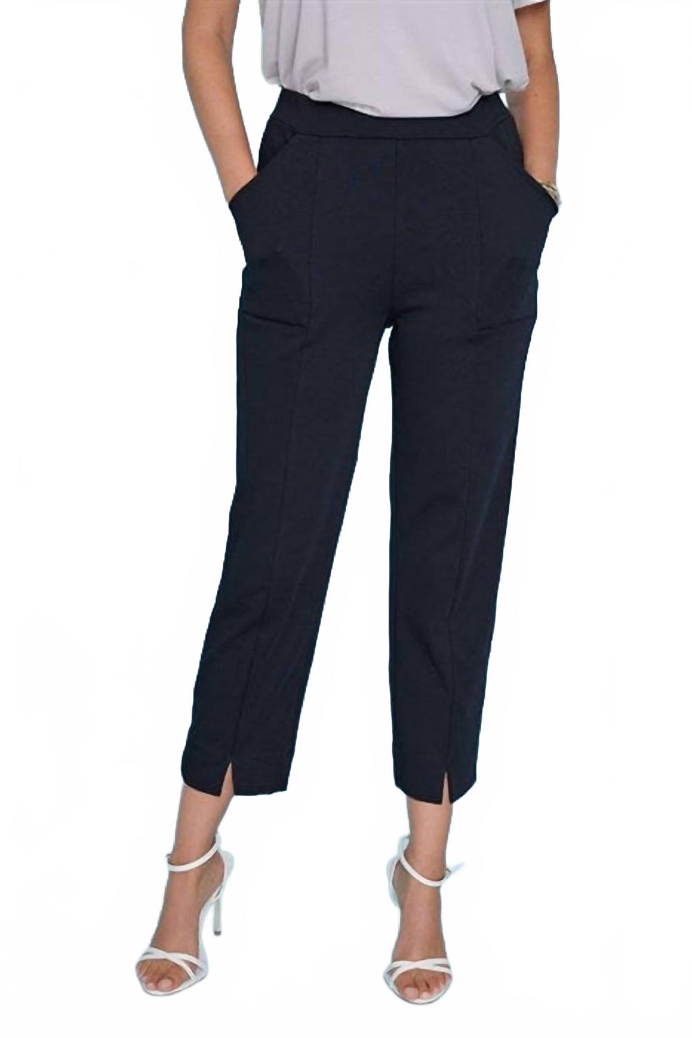 Weekend Soirée Cropped Pant In Black