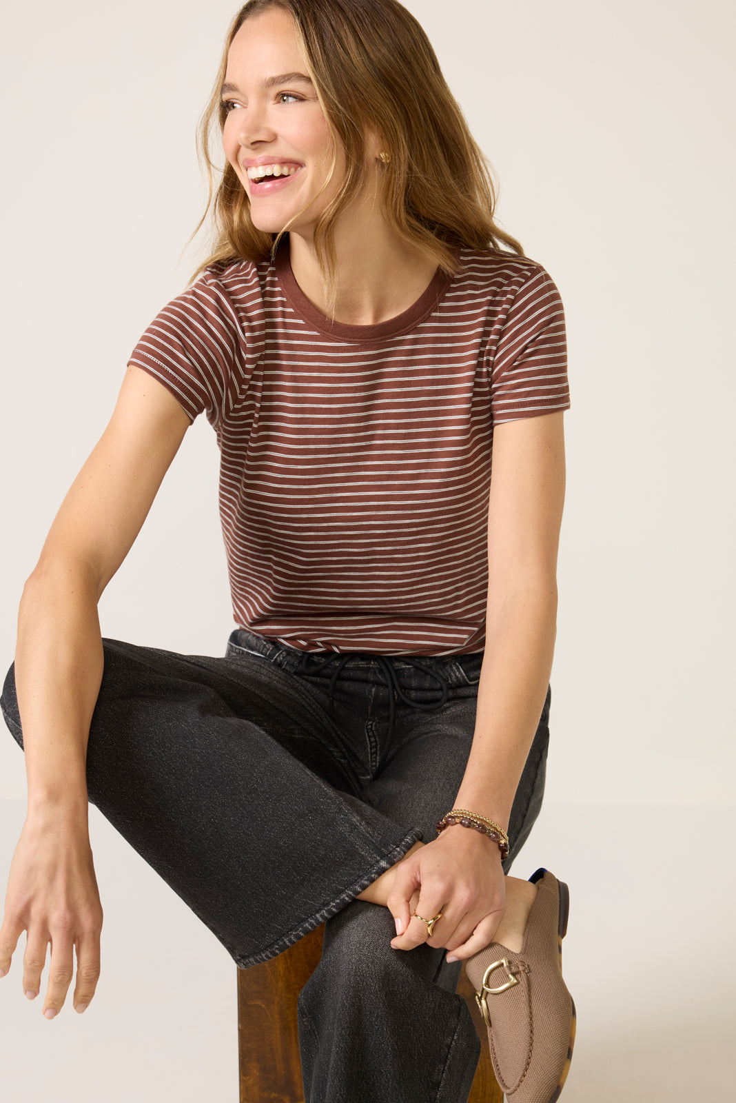 Women's The Slub Stripe T-Shirt