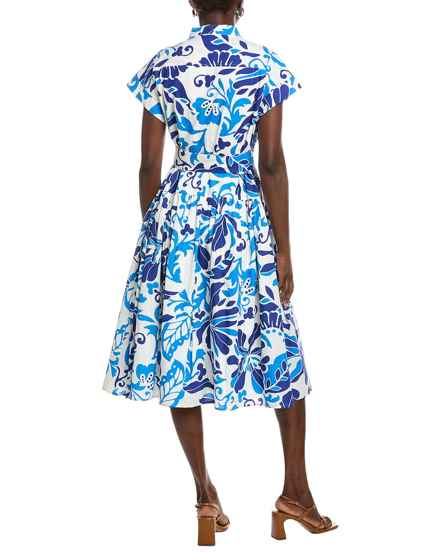 Gracia Floral Seaport Midi Dress