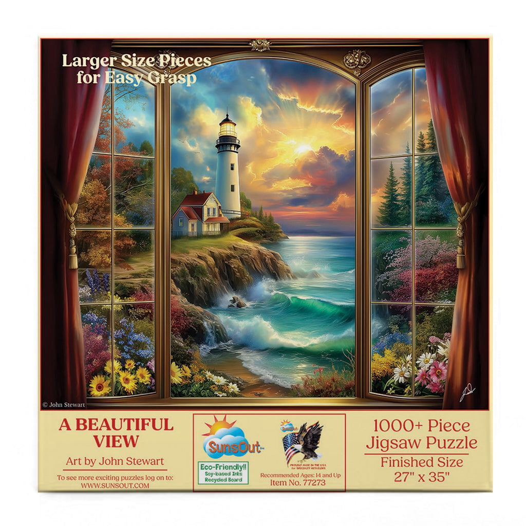 A Beautiful View 1000 piece Jigsaw Puzzle for Adults Large Pieces