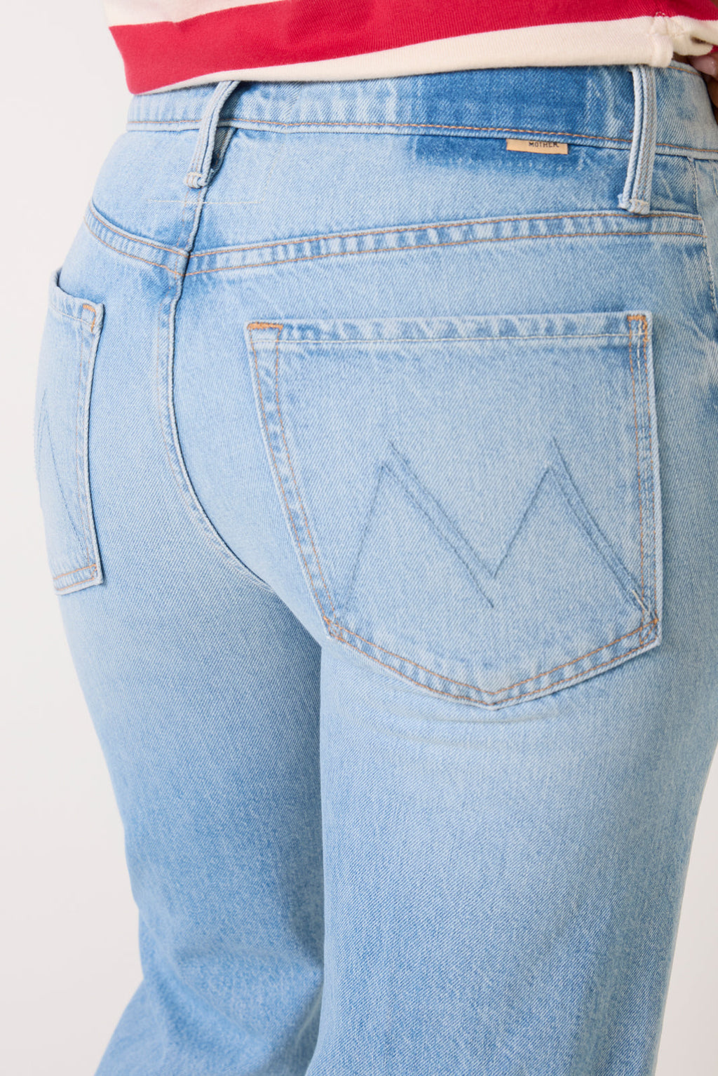 Women's Mid Rise Rambler Zip Ankle Fray Jean