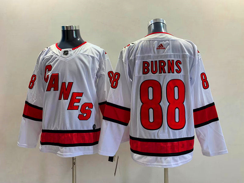 Men's Carolina Hurricanes Brent Burns #88 White Player jersey