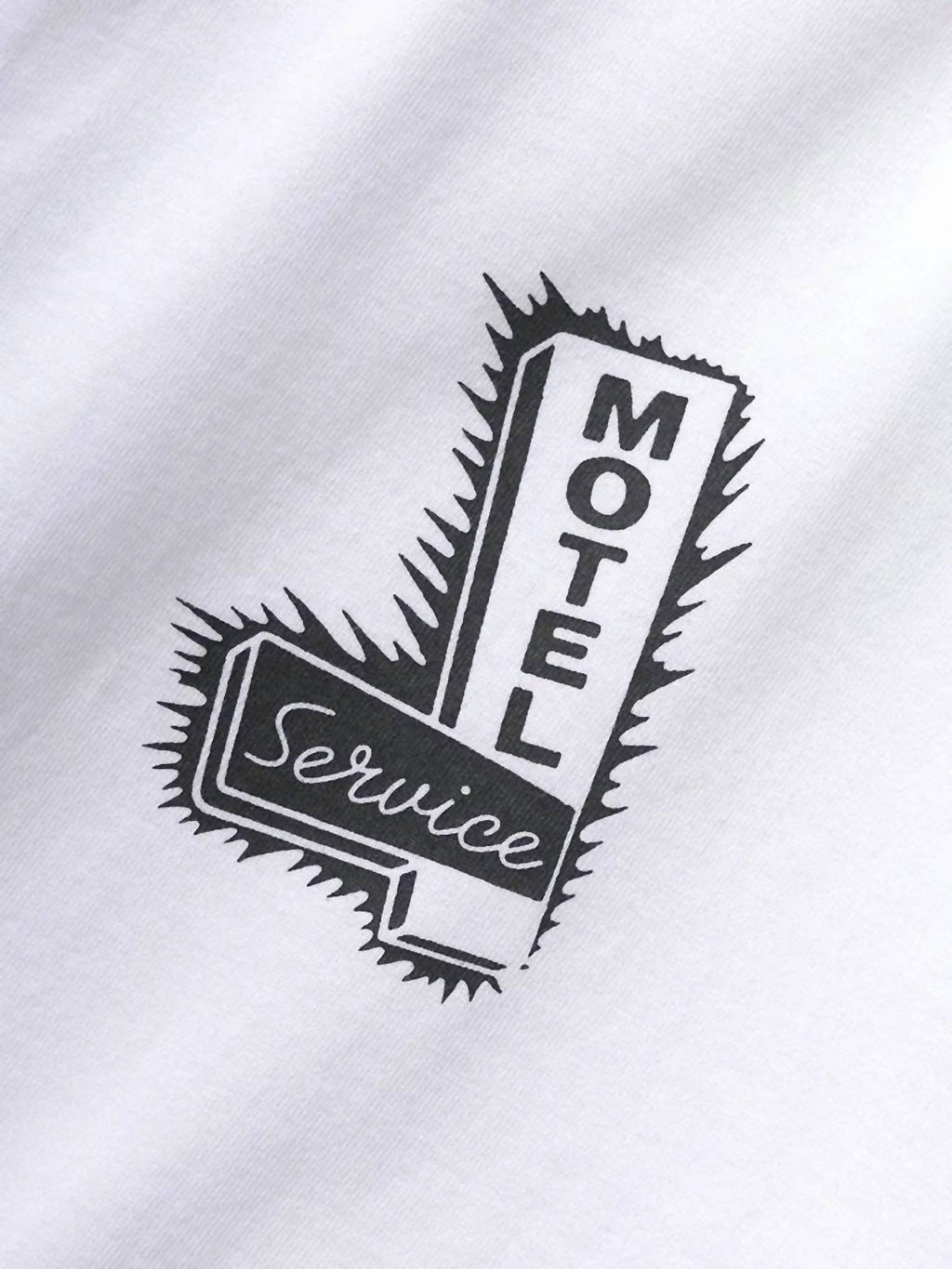 Unisex Motel Tee In White