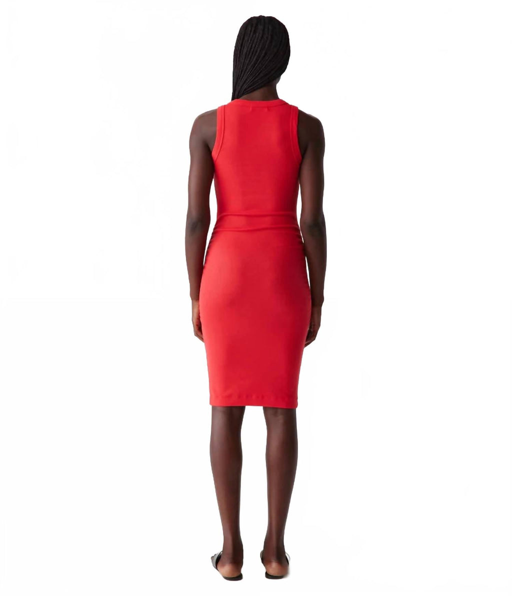 Demi Ribbed Dress In Spritz