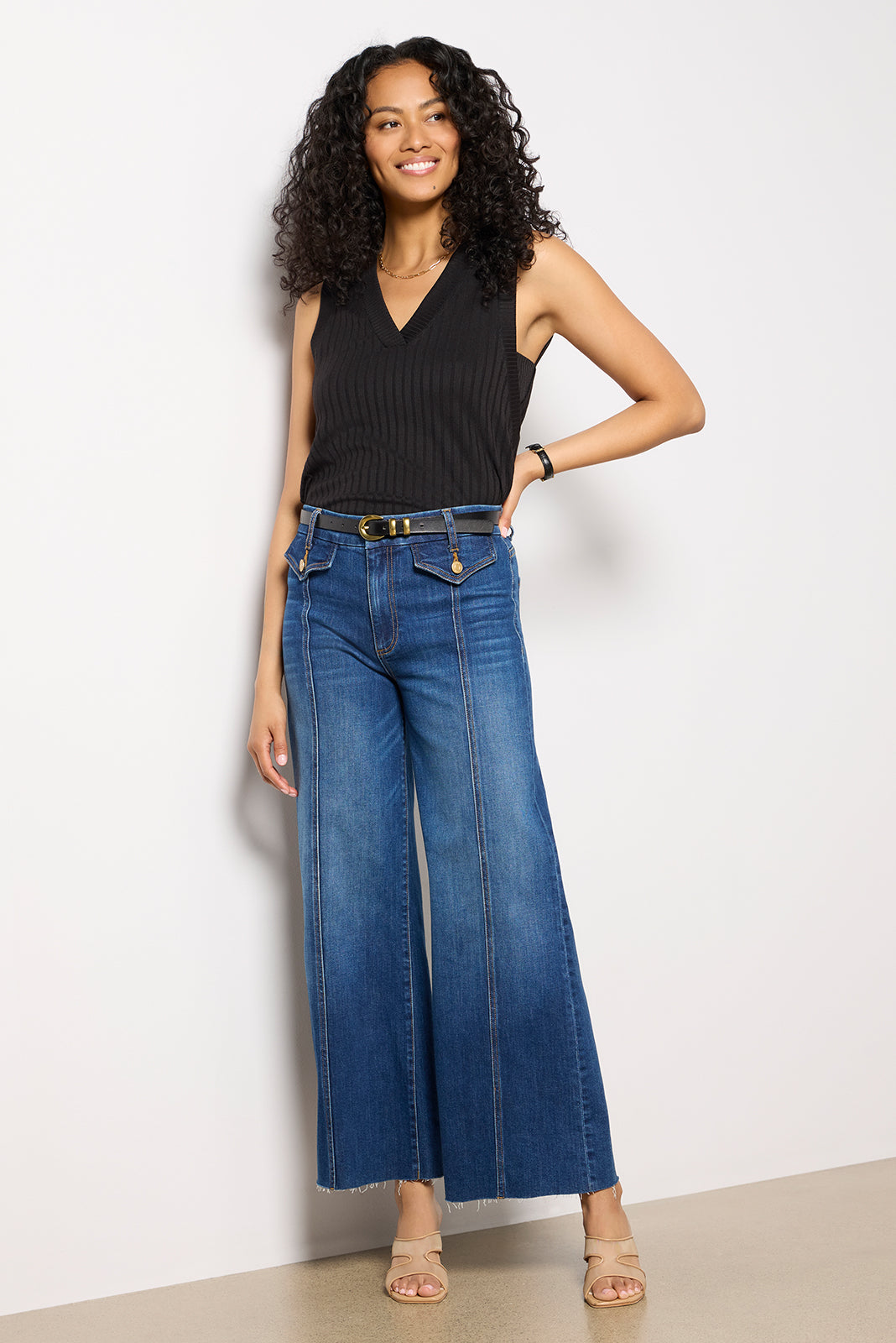 Women's Sarina V Neck Tank Top