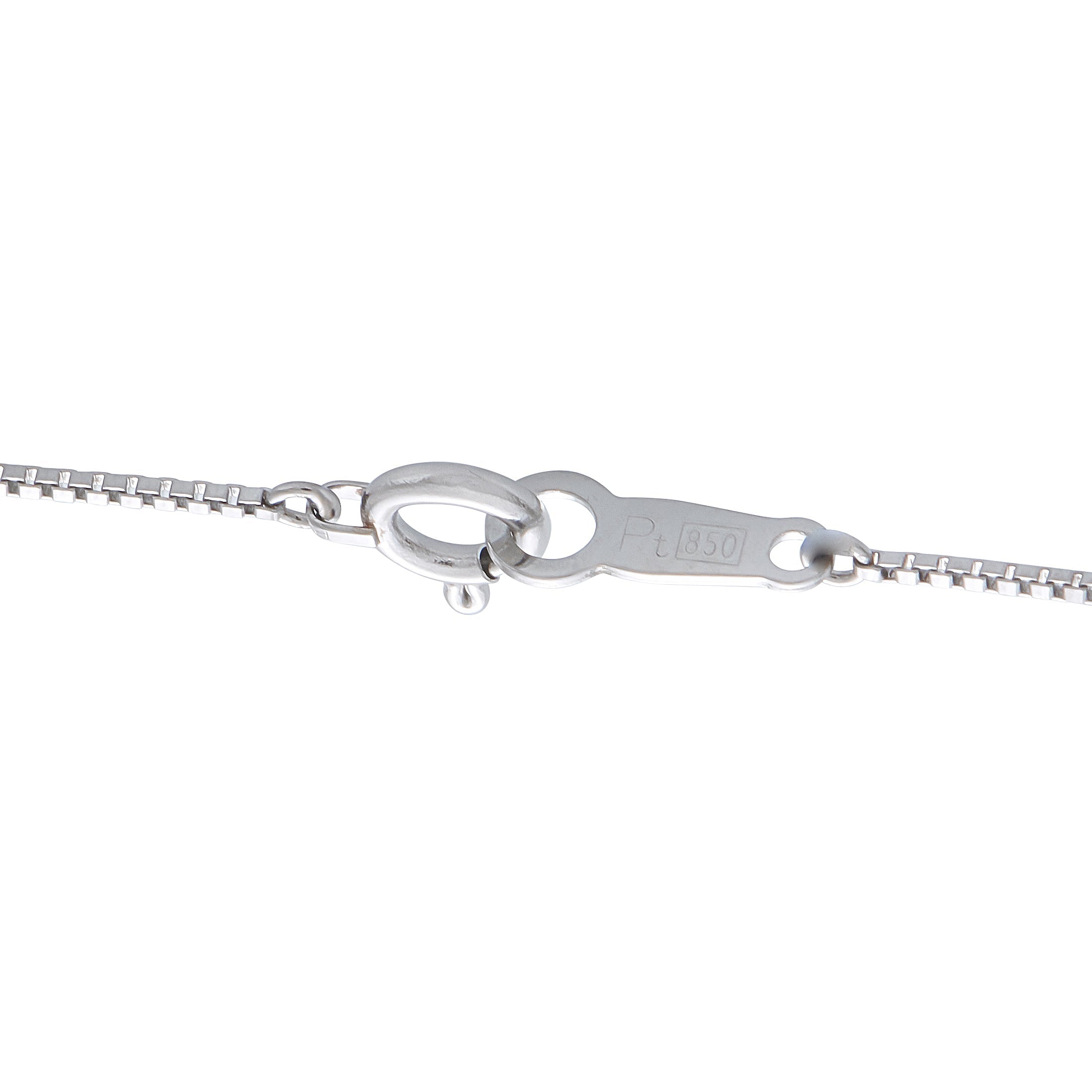 LB Exclusive Platinum 0.66ct Diamond and Sapphire Pendant Necklace MF15-041326
