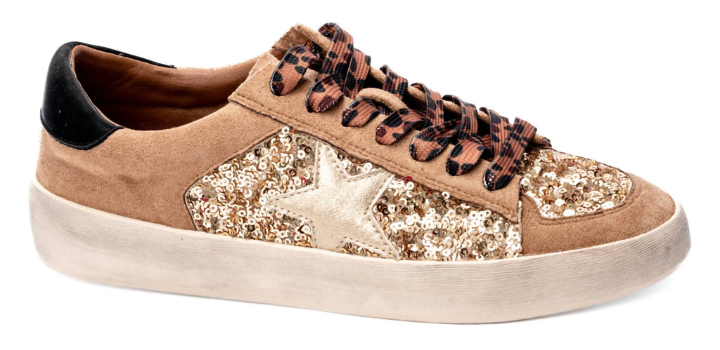 Women's Another Round Sneakers In Gold Sequins