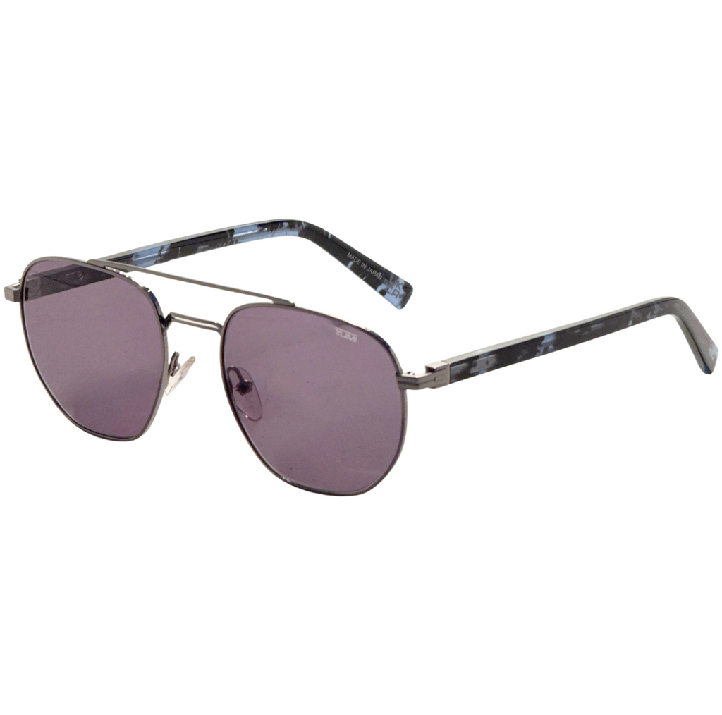 Tumi Men's 54 mm Silver Sunglasses