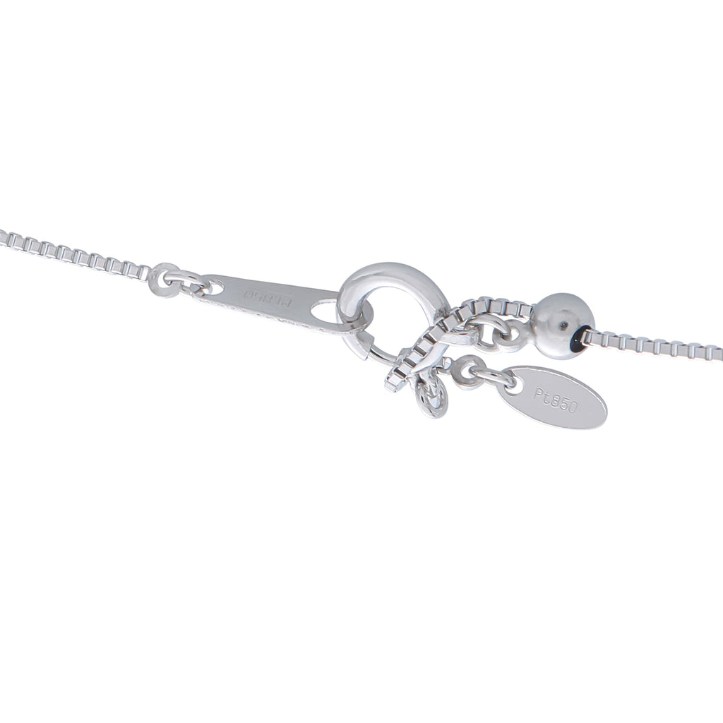 LB Exclusive Platinum 0.51ct Diamond Cross Pendant Necklace MF24-041426