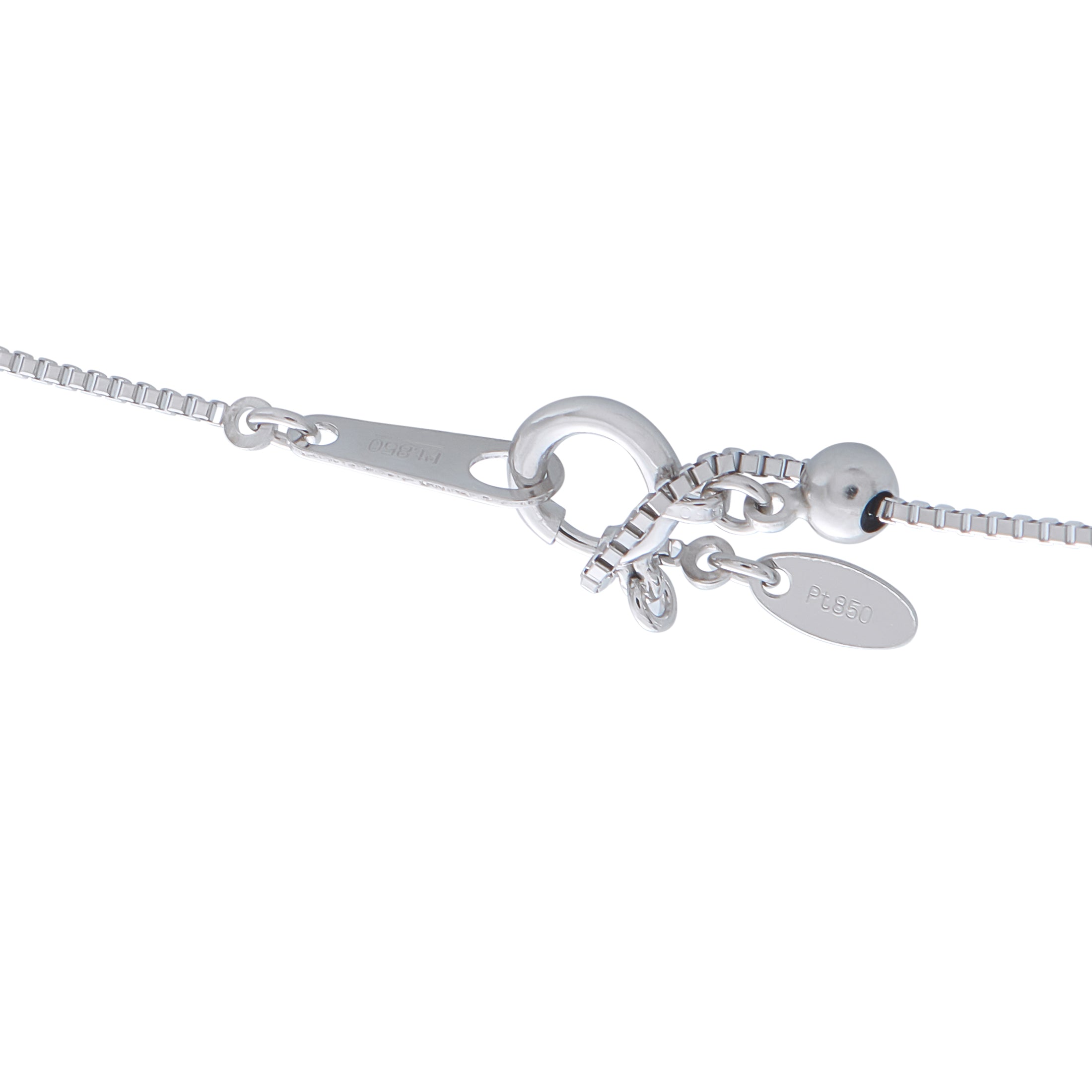 LB Exclusive Platinum 0.51ct Diamond Cross Pendant Necklace MF24-041426