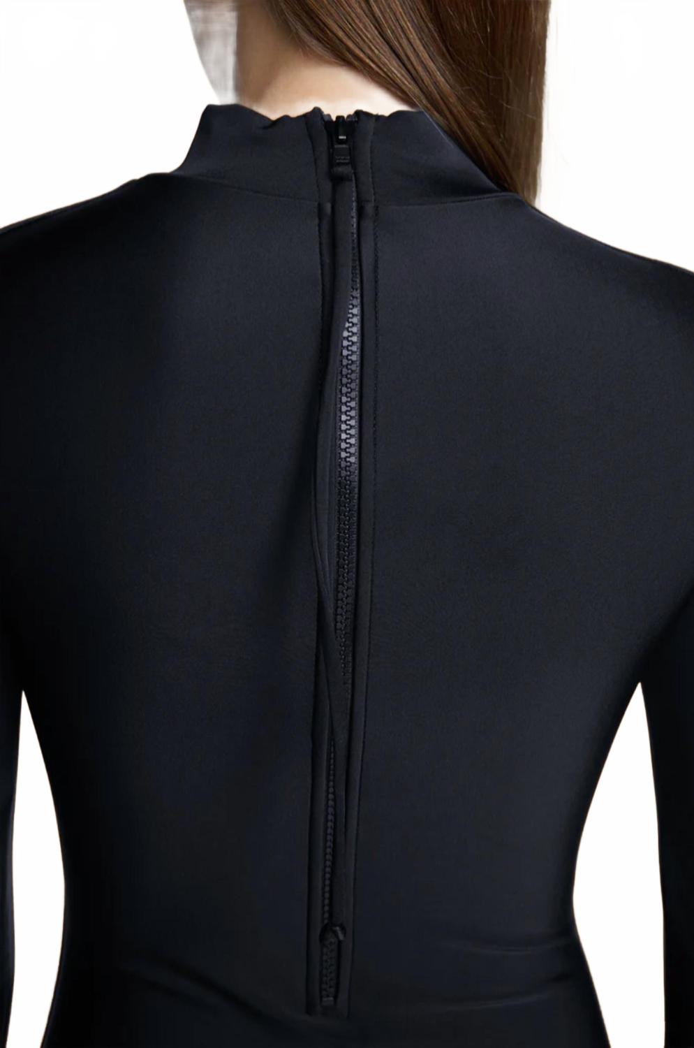 Gato Long Sleeve Bodysuit In Black