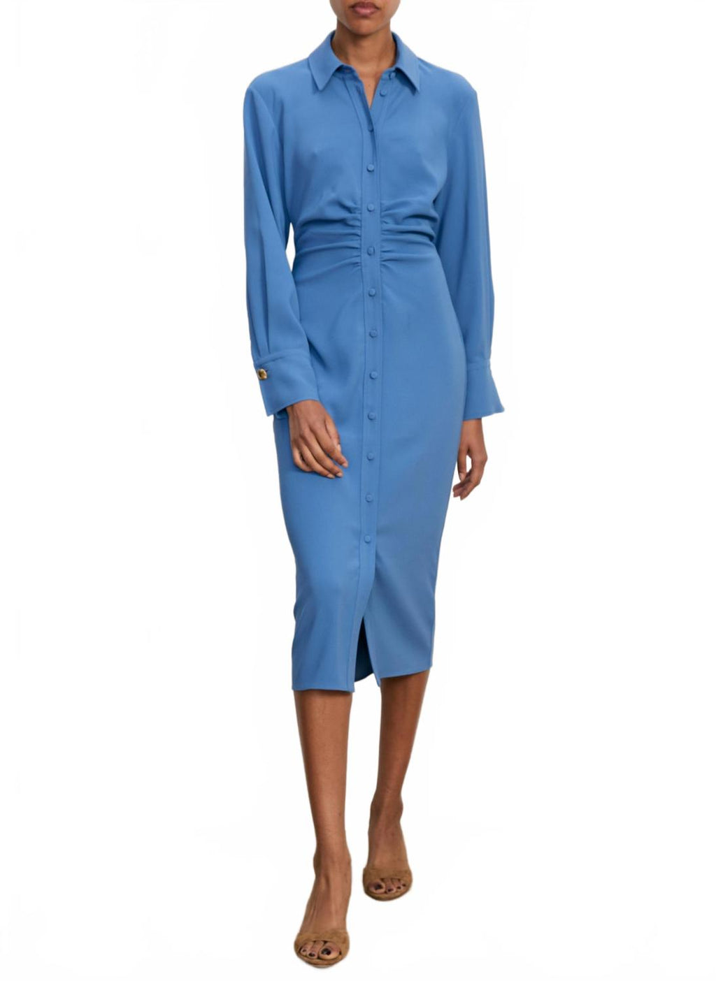 Loxley Dress In Blue Coast