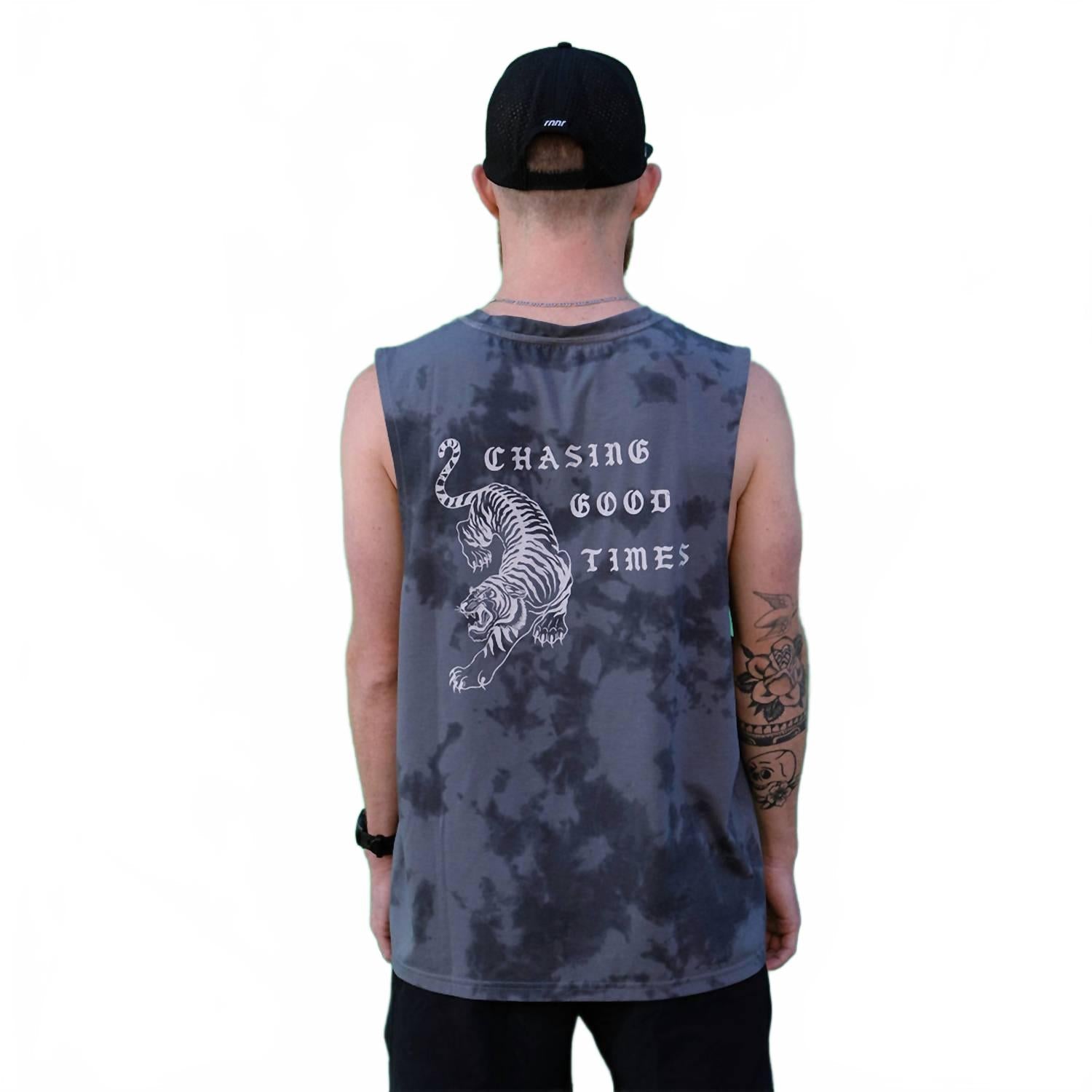 Muscle Tee In Smoked Pearl