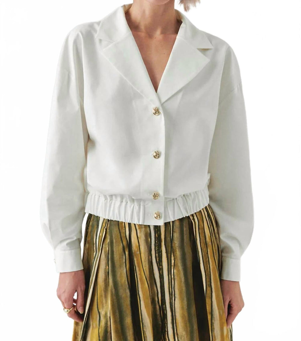 Romina Shawl Collar Jacket In Black