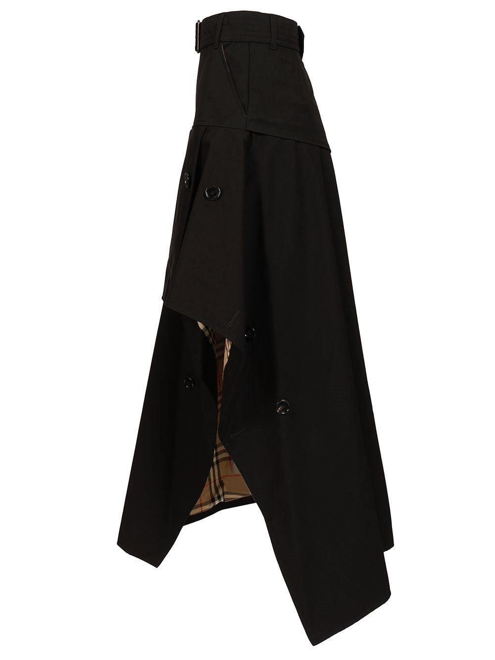 Burberry Women Asymmetrical Trench Skirt