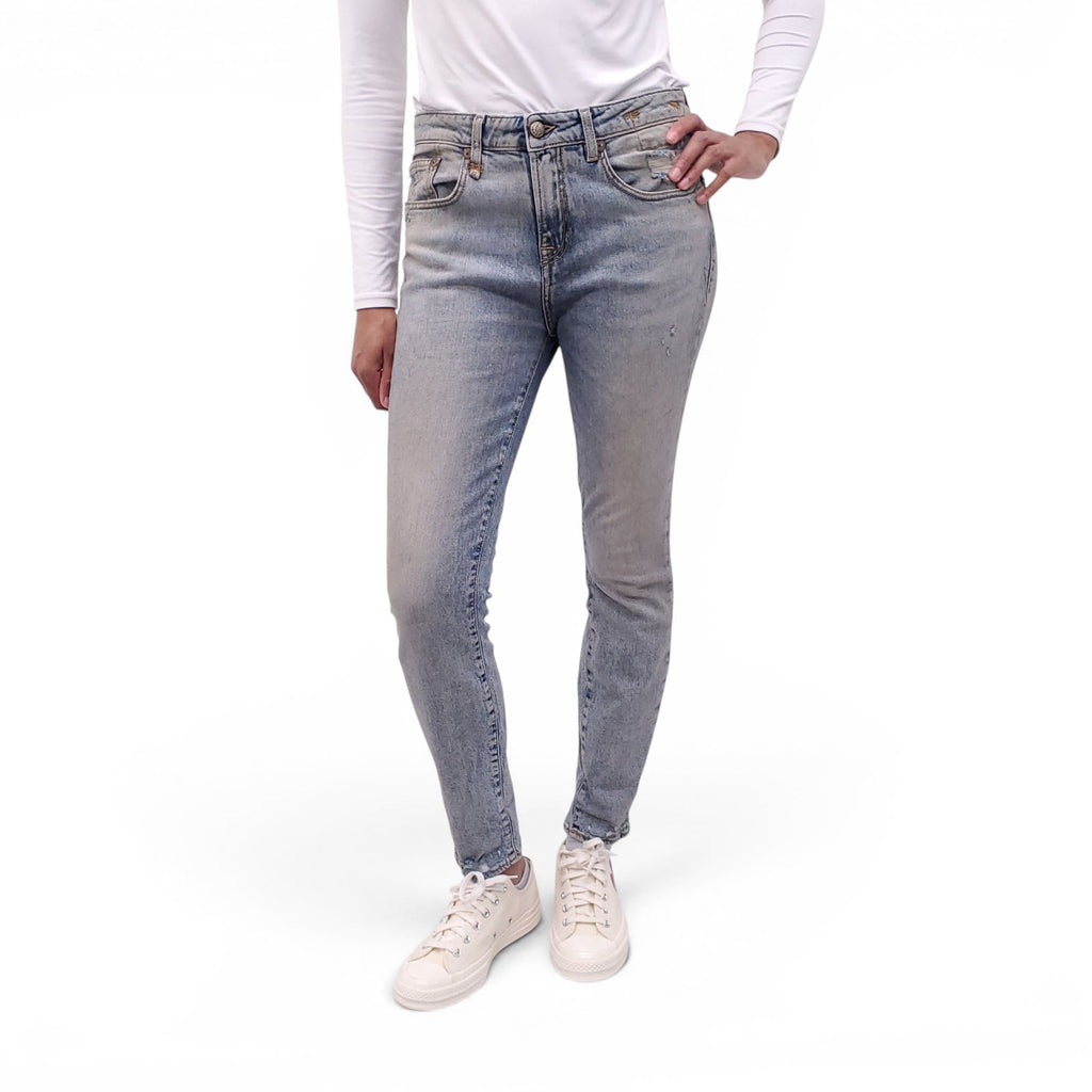 R13 'ALISON CROP' JEANS - SIZE 31