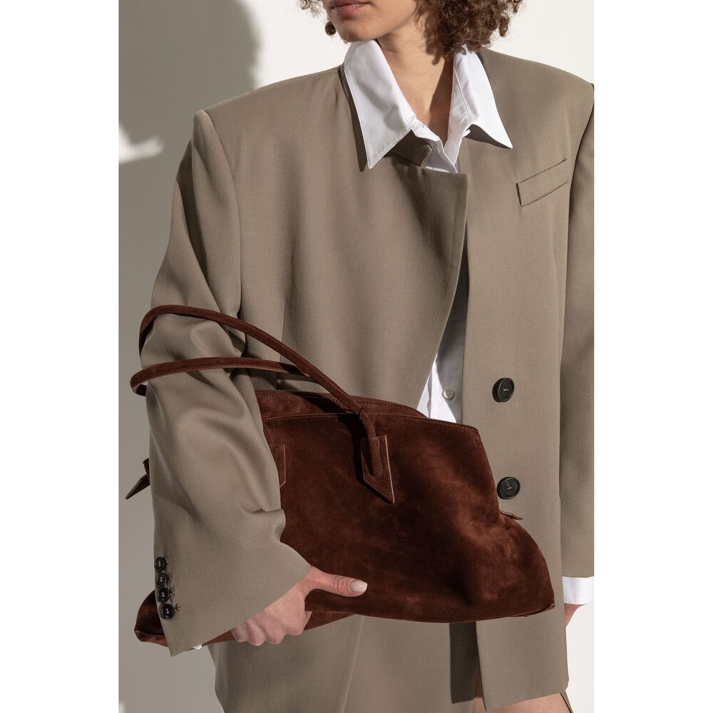 The Attico Brown Tote Bags Women