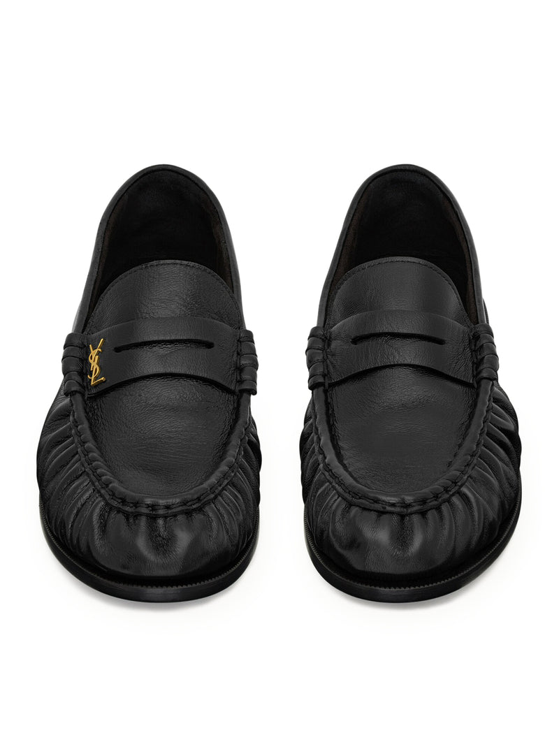 Saint Laurent Women Le Loafer Soft Moccasins In Polished Leather