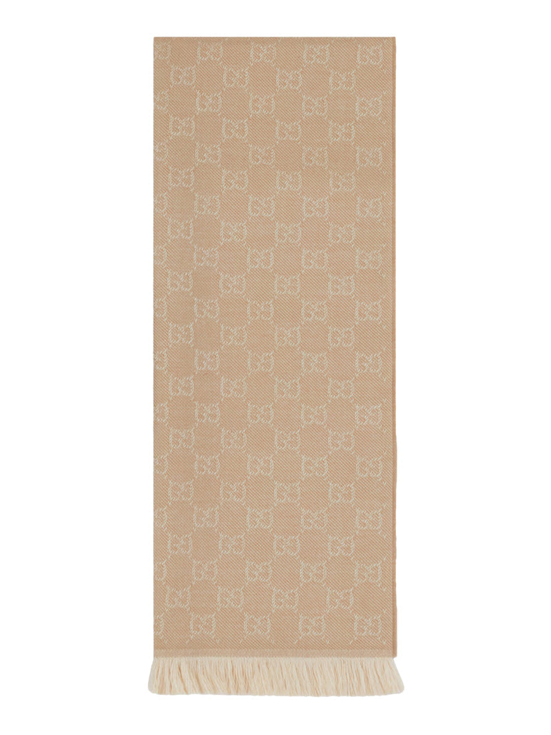 Gucci Women Gg Wool Scarf