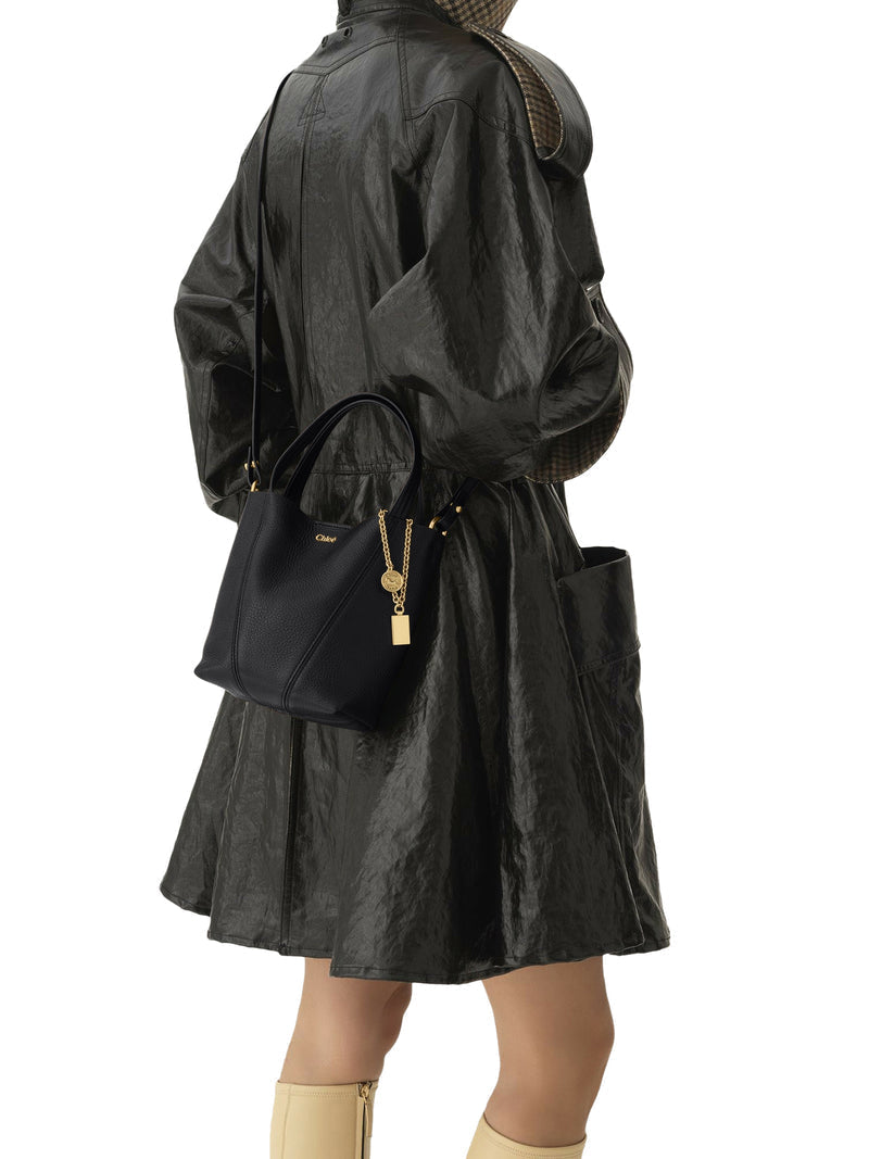 Chloe` Women Chloé Spin Small Tote Bag In Grainy Leather
