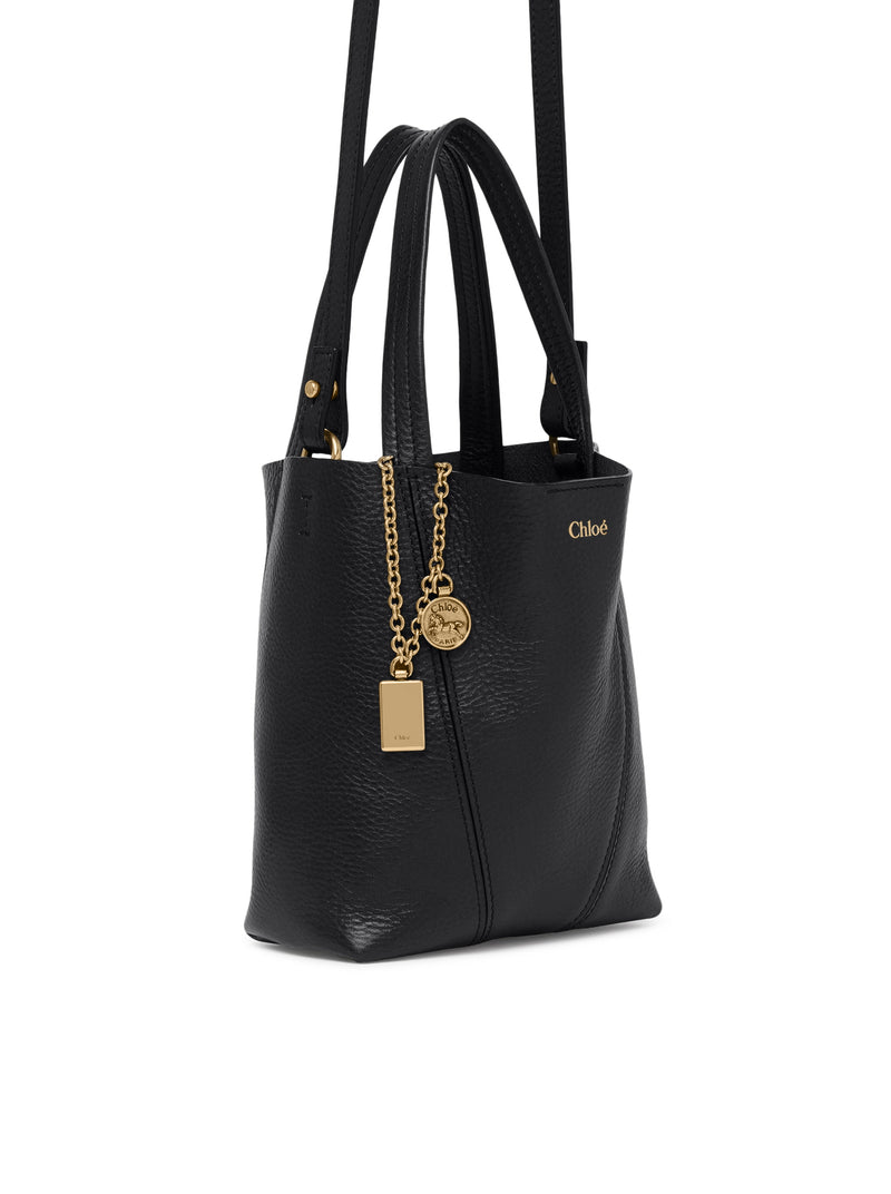 Chloe` Women Chloé Spin Small Tote Bag In Grainy Leather