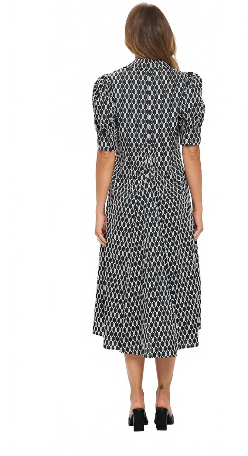 Bruan Midi Dress In Black