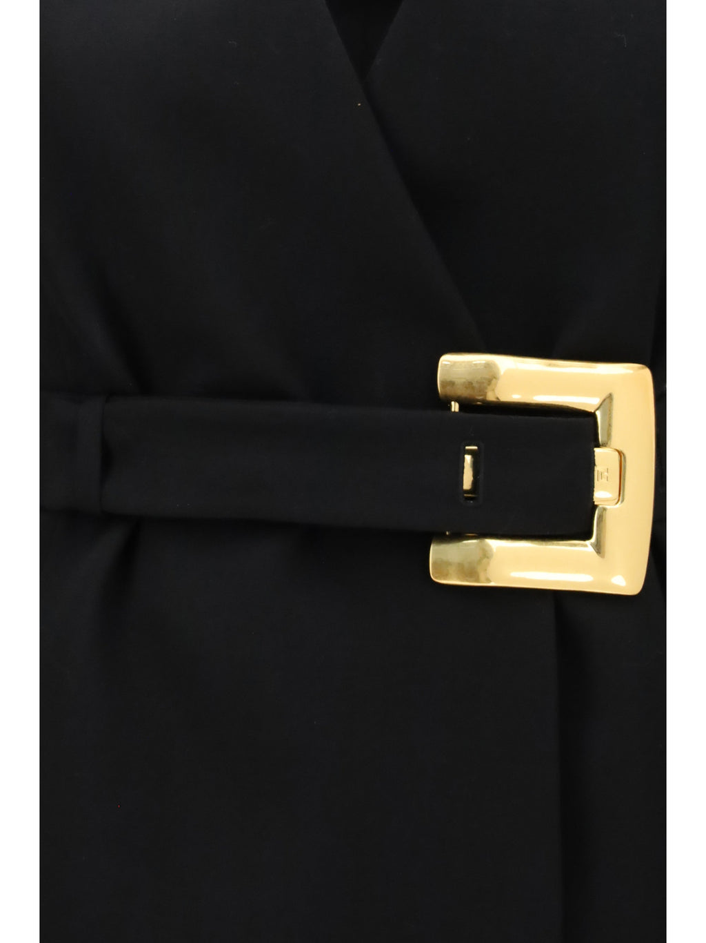 Balmain Women Grain De Poudre Blazer With Belt