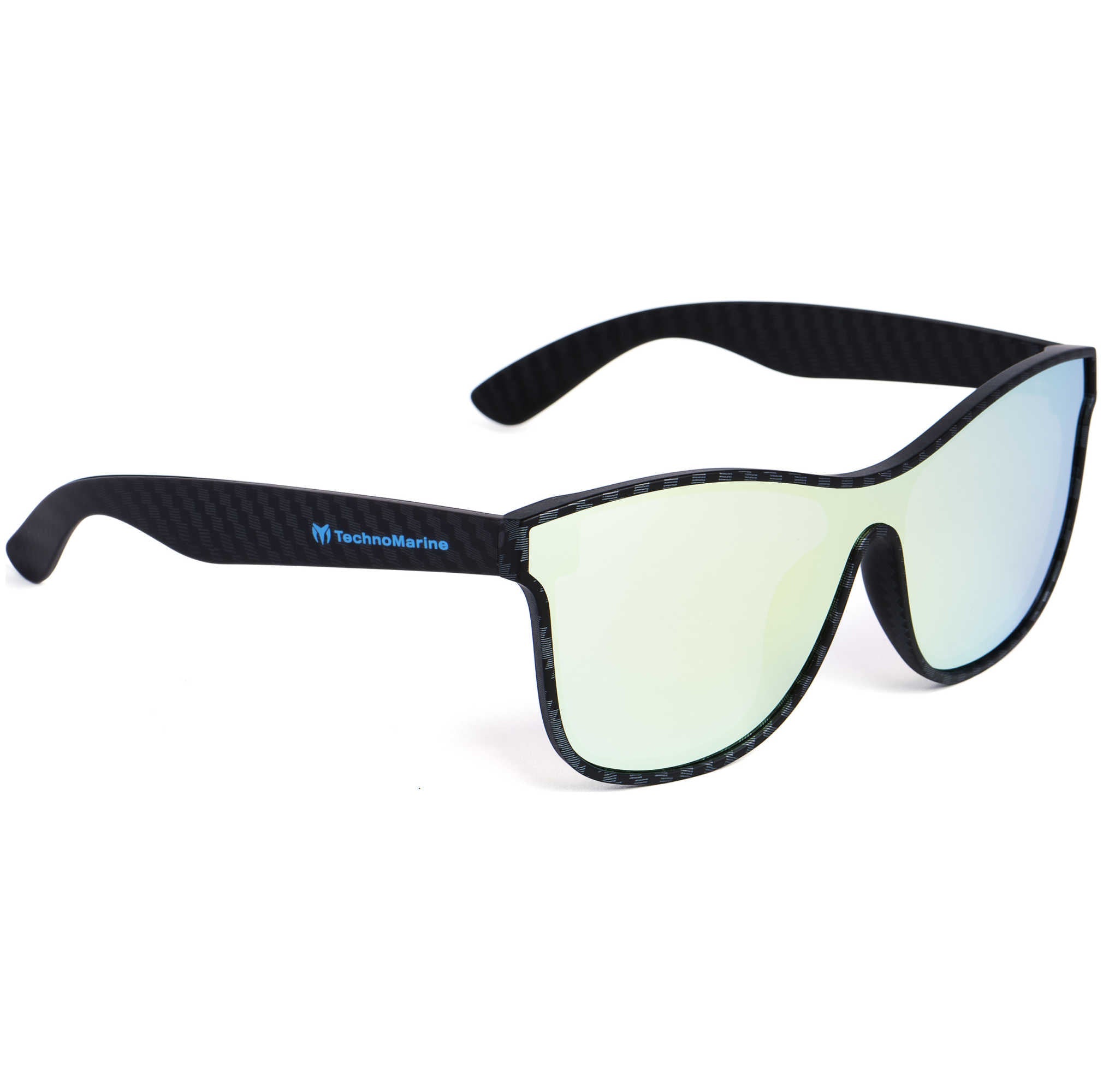 TechnoMarine Unisex 55 mm Black Sunglasses