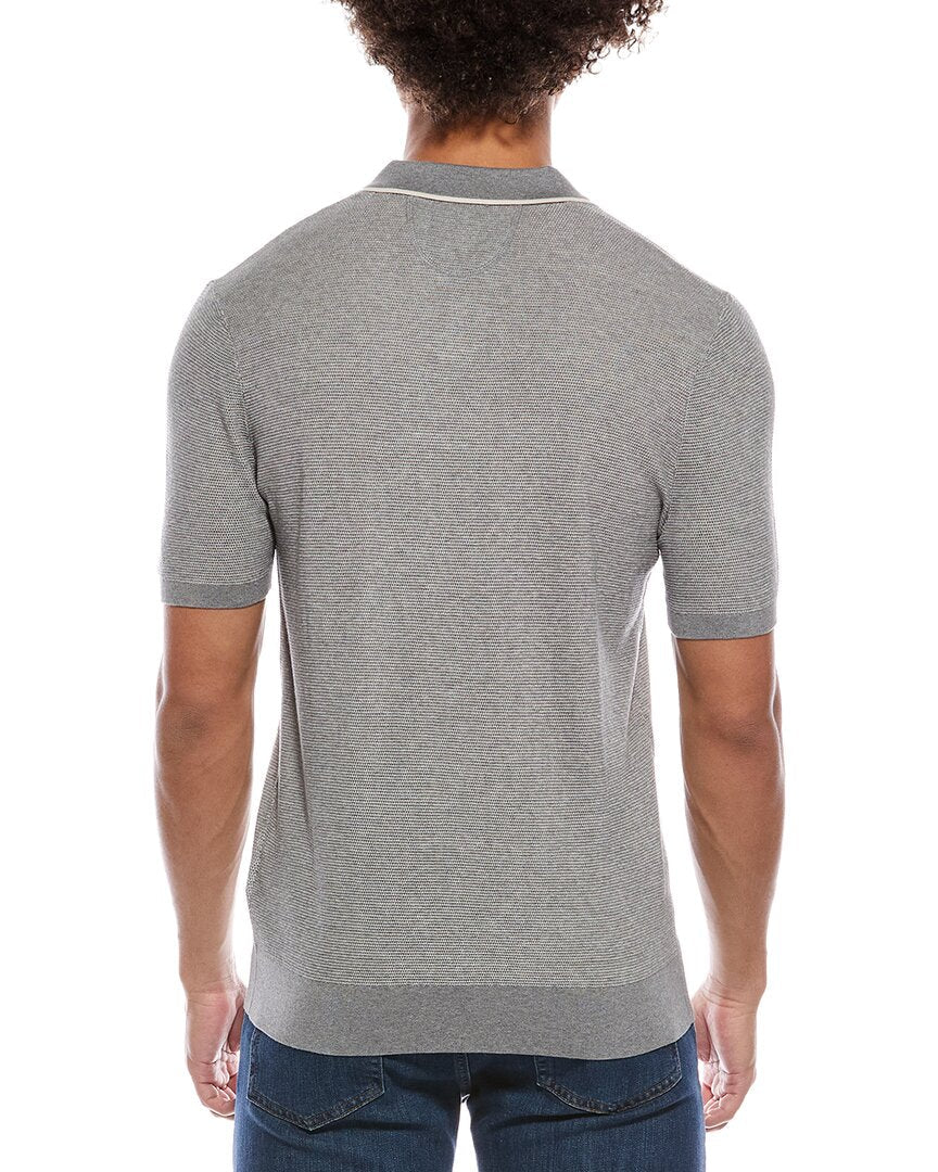 Raffi Silk-Blend Johnny Collar Shirt