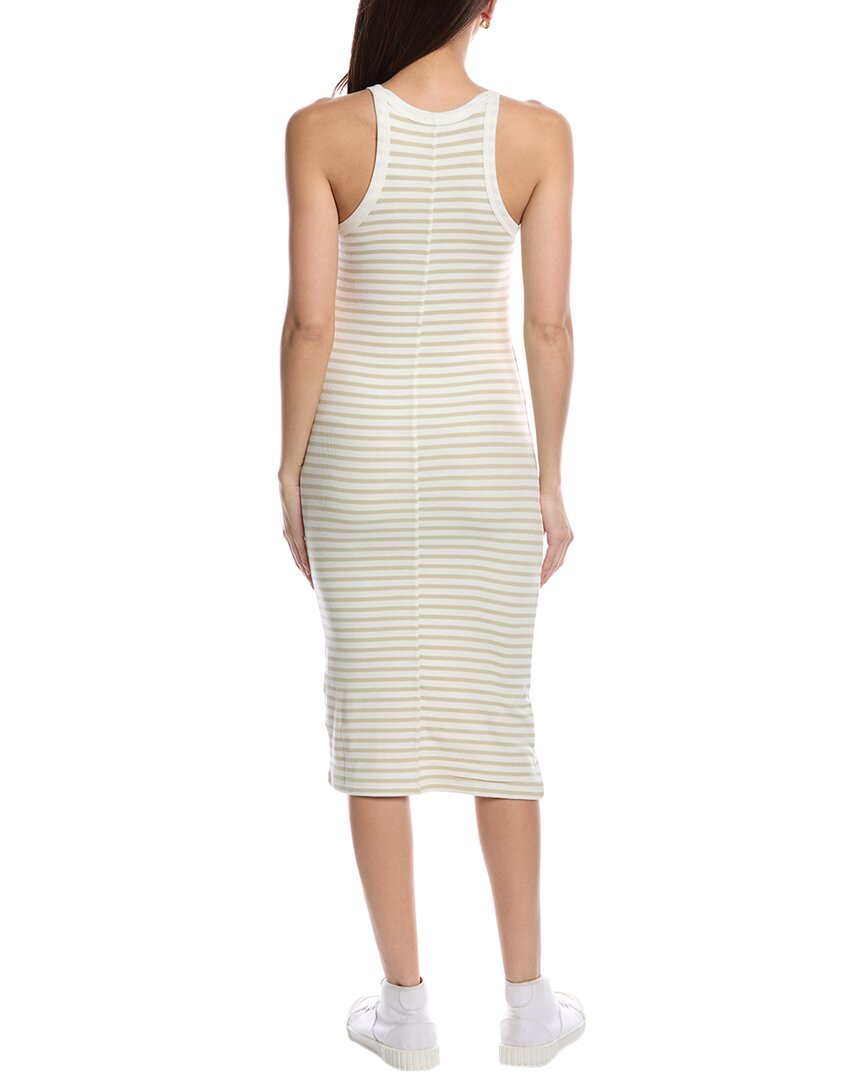 ATM Anthony Thomas Melillo Rib Stripe Tank Maxi Dress