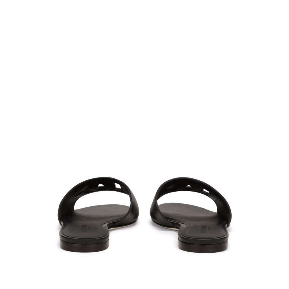 Dolce & Gabbana Black Flip-Flops & Slides Women
