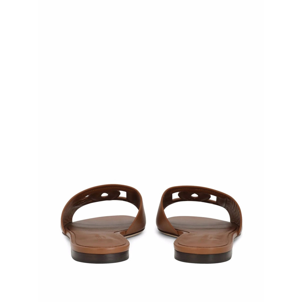 Dolce & Gabbana Brown Flip-Flops & Slides Women