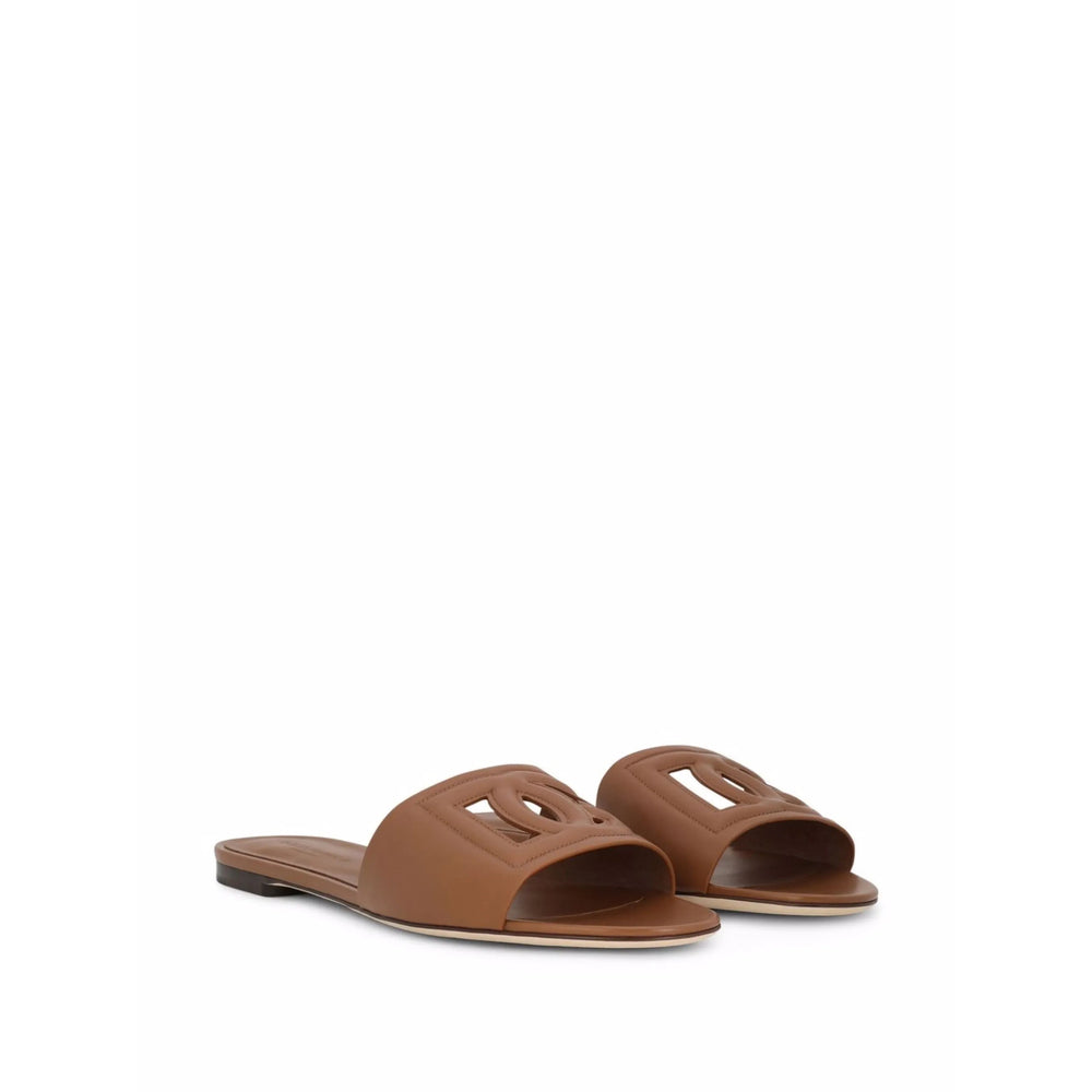 Dolce & Gabbana Brown Flip-Flops & Slides Women
