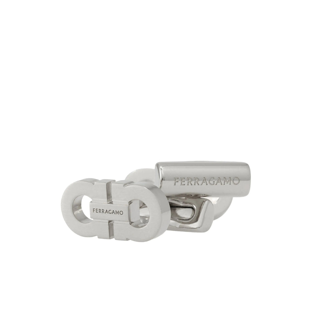 Ferragamo Silver Cufflinks Men