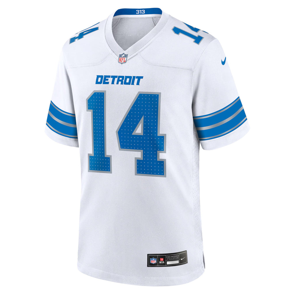 Detroit Lions Amon-Ra St. Brown White Game Jersey