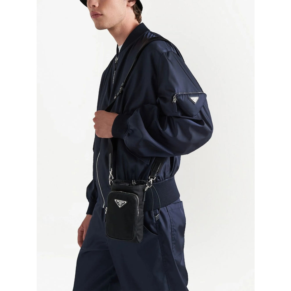 Prada Black Messenger Bags Men