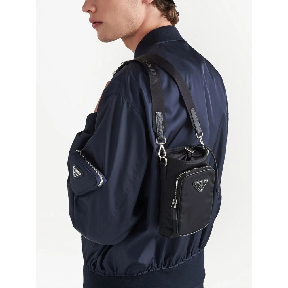 Prada Black Messenger Bags Men