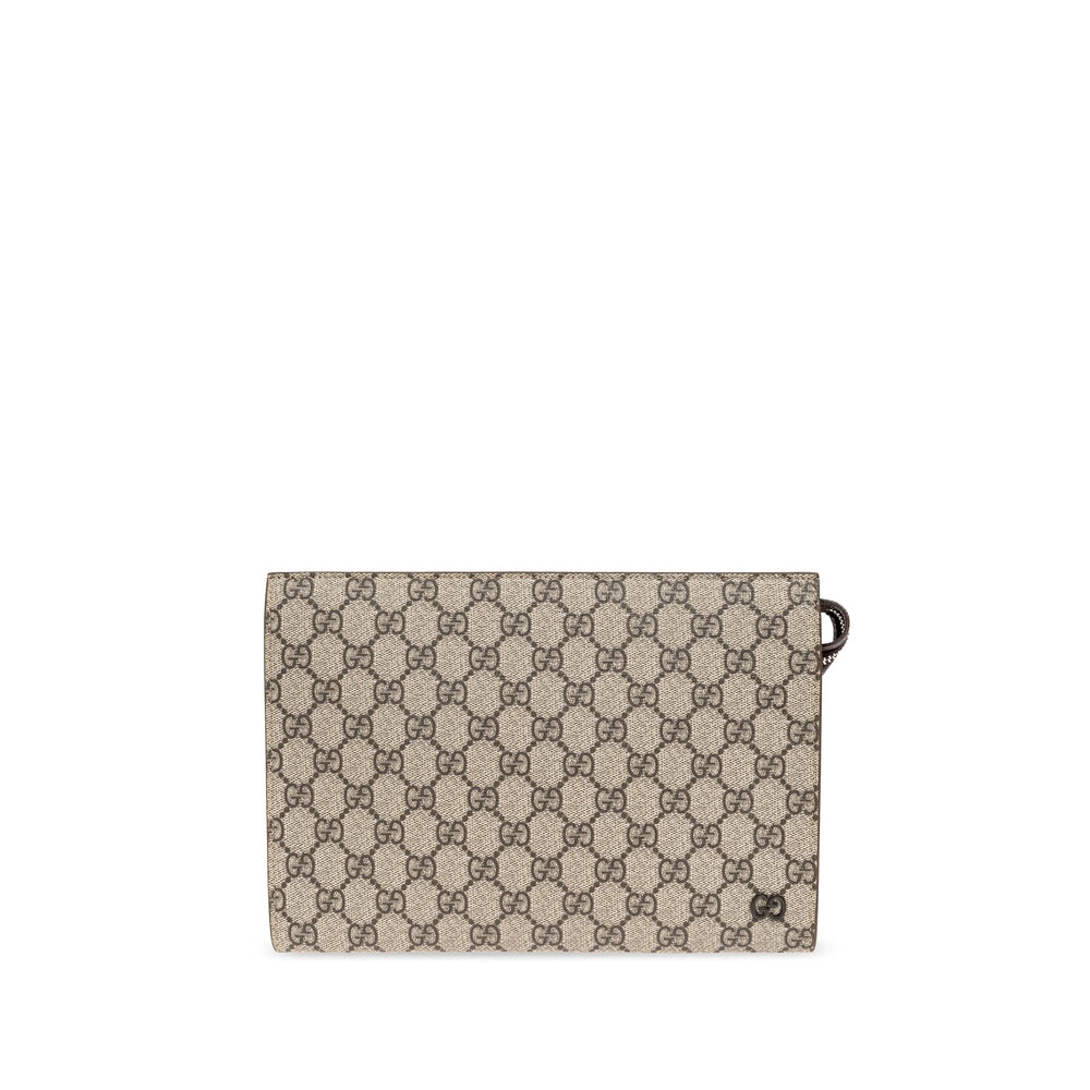 Gucci Neutrals Clutch Bags Men