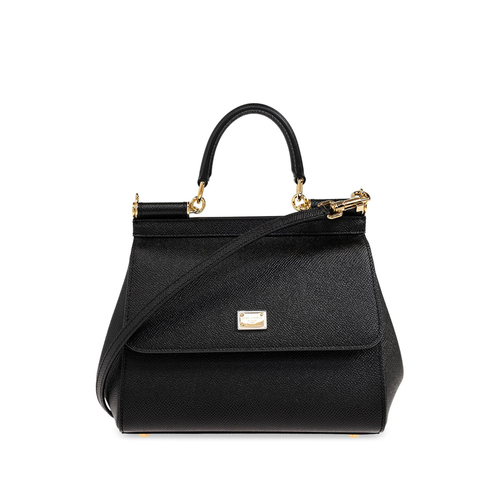 Dolce & Gabbana Black Tote Bags Women