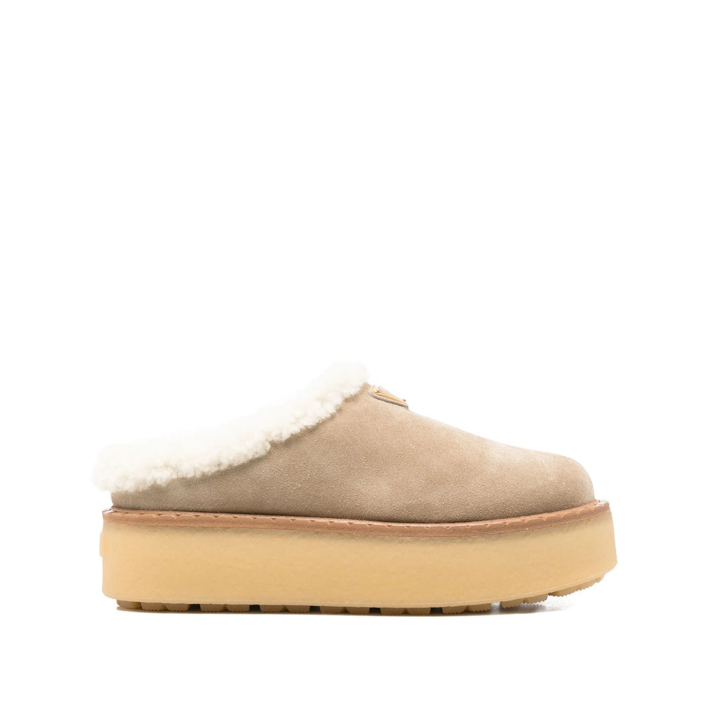 Prada Neutrals Slippers Women