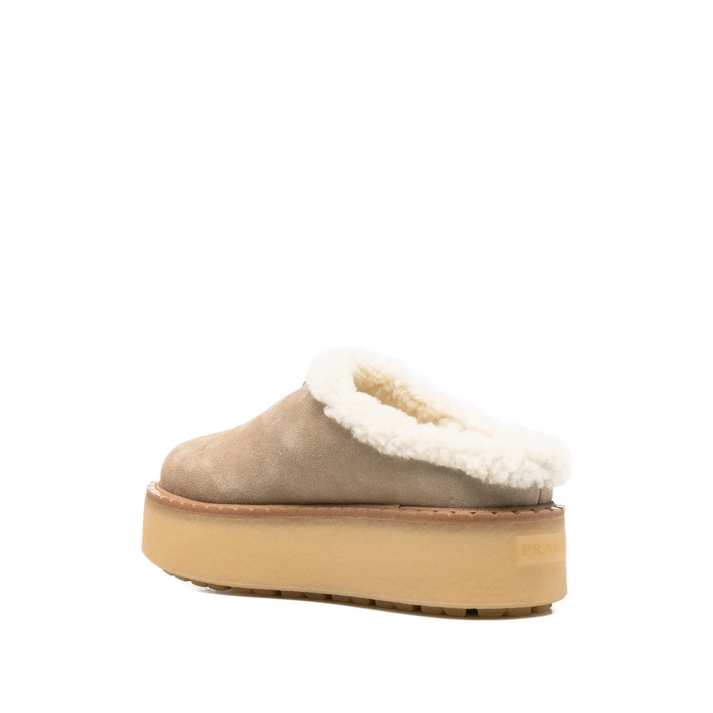 Prada Neutrals Slippers Women