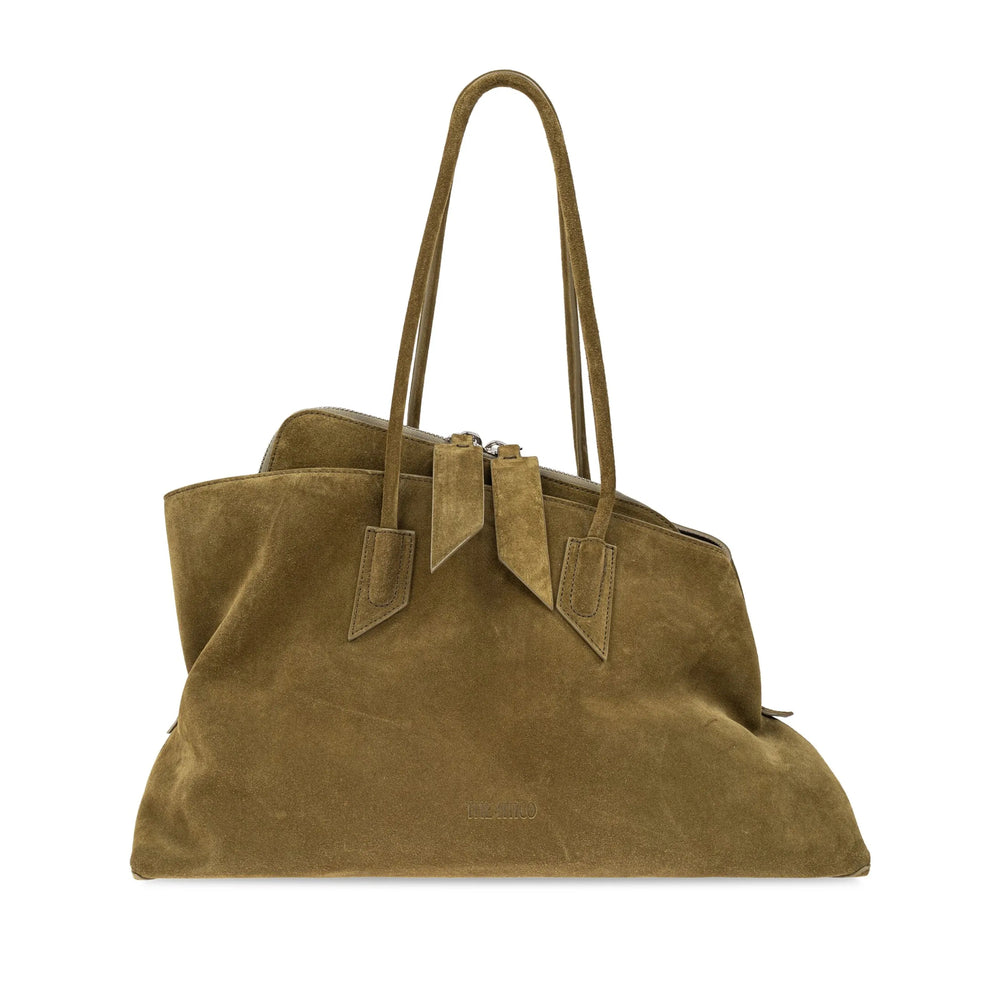 The Attico Green Tote Bags Women