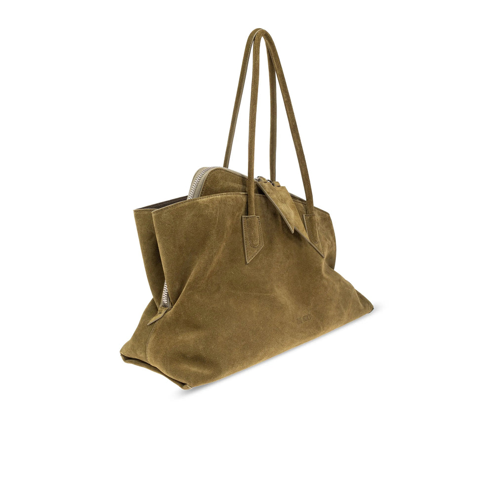 The Attico Green Tote Bags Women